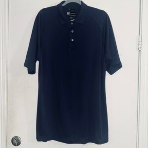 Jos A Bank * 100% Pima Cotton Navy Blue Polo Shirt * Size Medium Leadbetter Golf